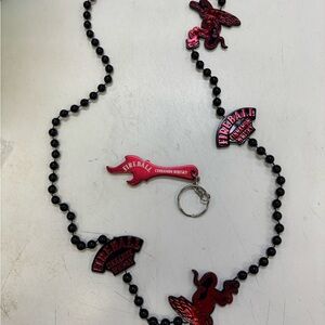 Fireball Cinnamon Whiskey Beaded Necklace